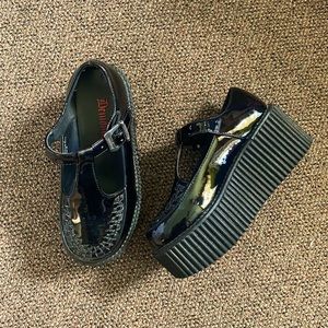 Demonia Black Mary Jane Creepers